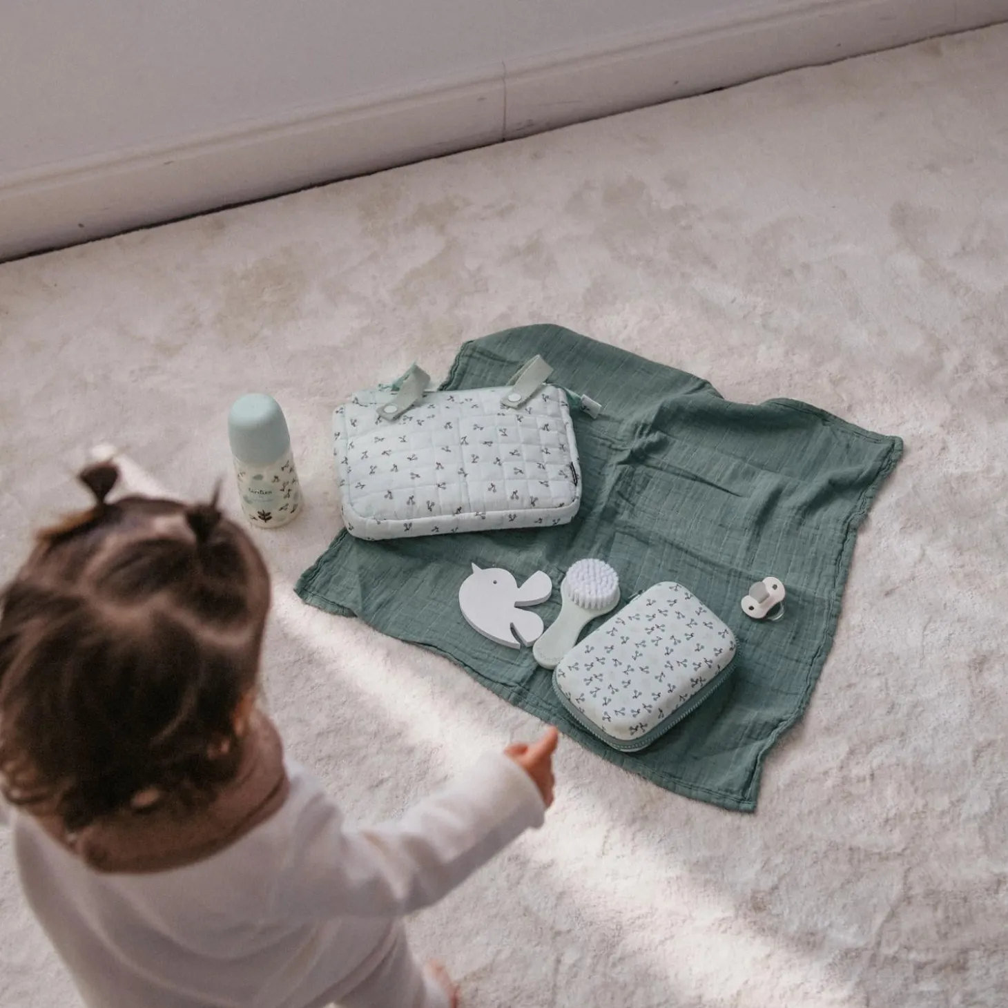 Suavinex Trousse de Toilette Birdies Vert