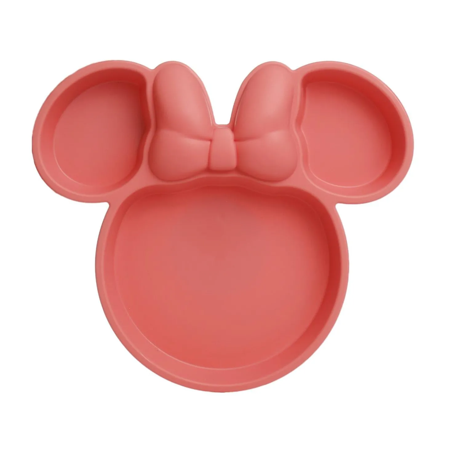 Thermobaby Assiette Compartimentée Tête Minnie Rose