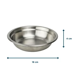 Thermobaby Assiette Inox Inox Gris
