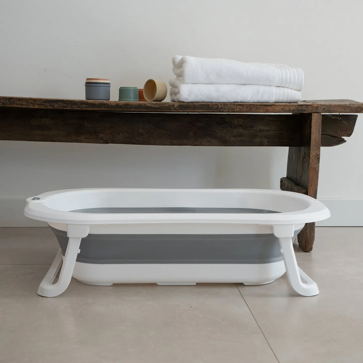Thermobaby Baignoire pliable Foldy Gris Charme