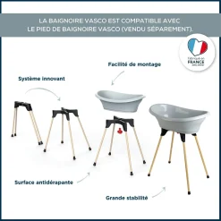 Thermobaby                    Baignoire Vasco    Gris Charme
