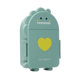 Thermobaby Boîte à goûter Dino Vert sauge