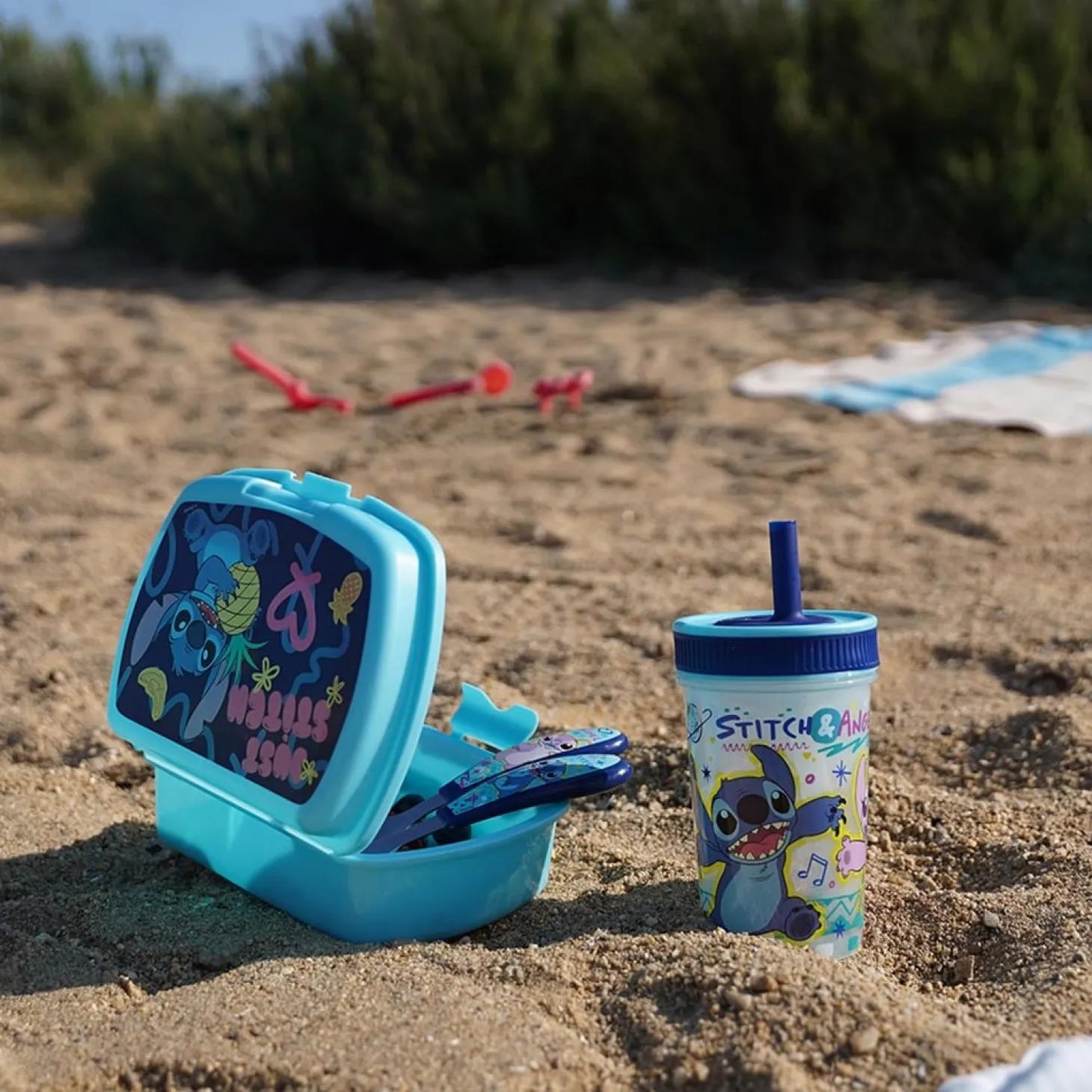 Thermobaby Boîte à goûter Lilo & Stitch Bleu