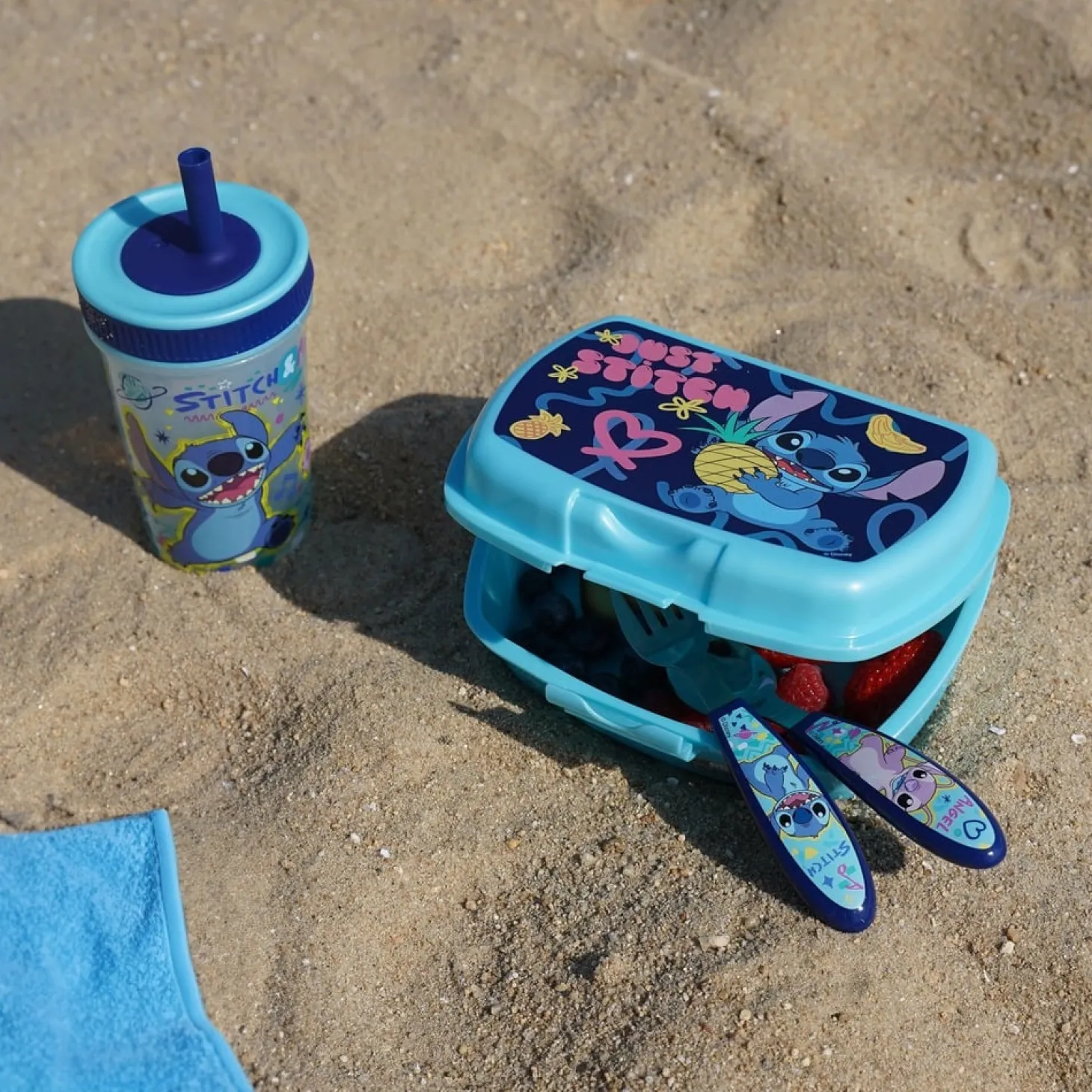Thermobaby Boîte à goûter Lilo & Stitch Bleu