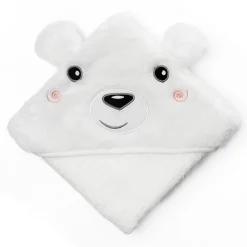 Thermobaby Cape de bain ours Blanc