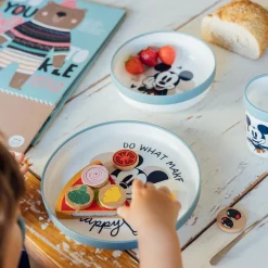 Thermobaby                    Coffret Repas 3 Pièces    Mickey Bleu