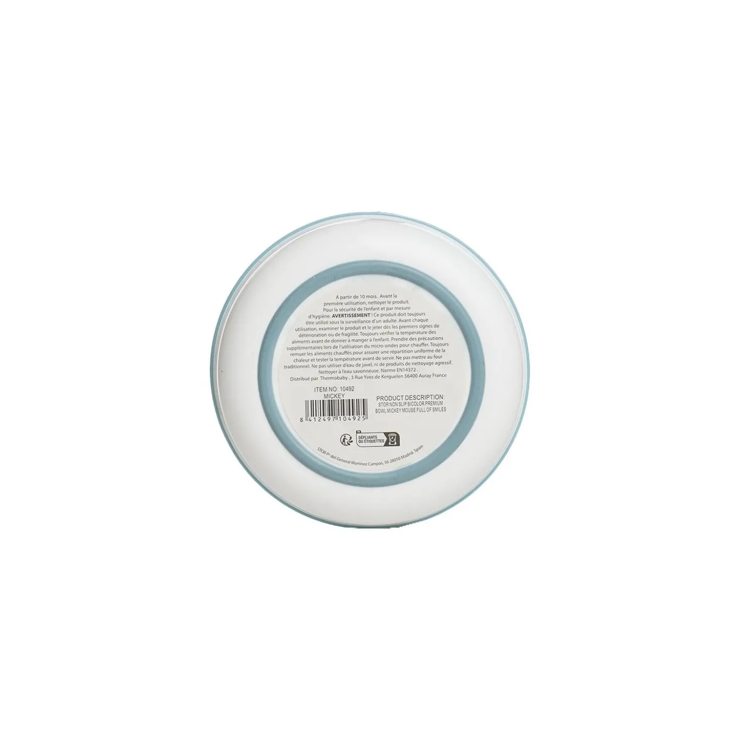 Thermobaby Coffret Repas 3 Pièces Mickey Bleu