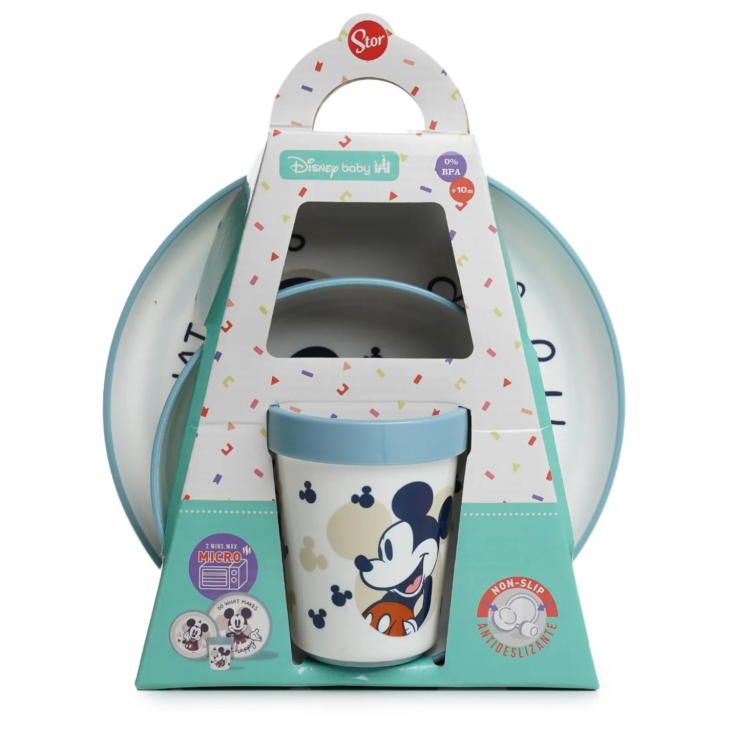 Thermobaby Coffret Repas 3 Pièces Mickey Bleu