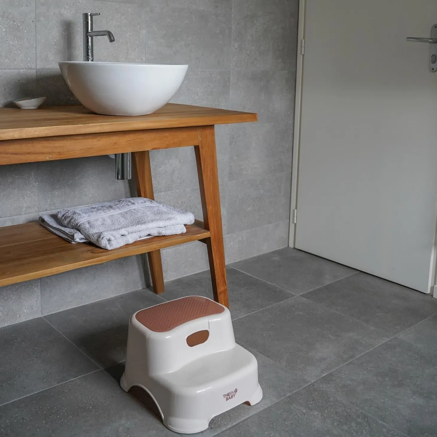 Thermobaby Double marchepied Beige Et Marron
