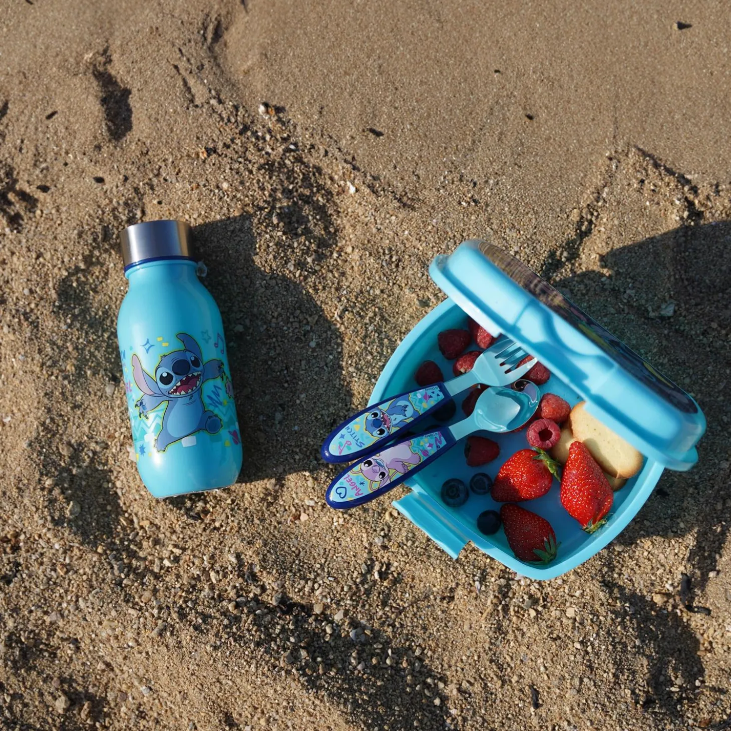 Thermobaby Gourde Lilo et Stitch Bleu 430 ml