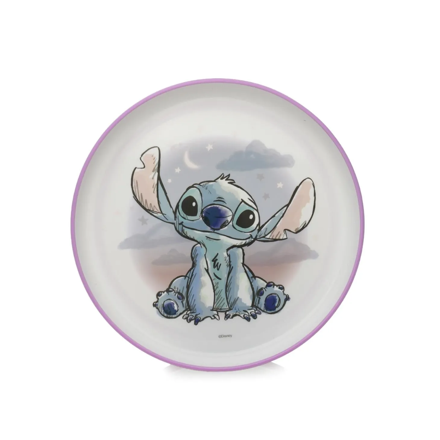 Thermobaby Grande assiette antidérapante Lilo et Stitch Violet