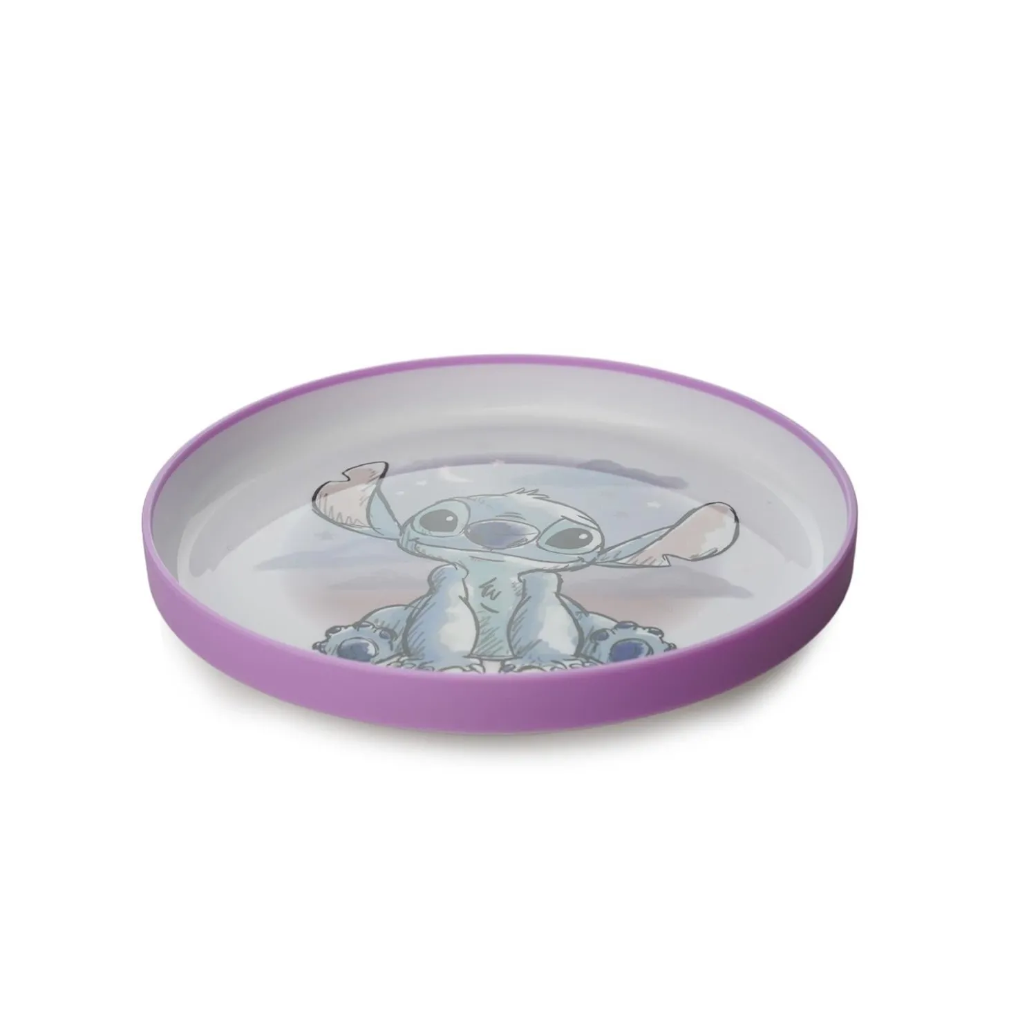 Thermobaby Grande assiette antidérapante Lilo et Stitch Violet