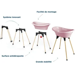 Thermobaby Kit de baignoire Vasco Rose Poudré
