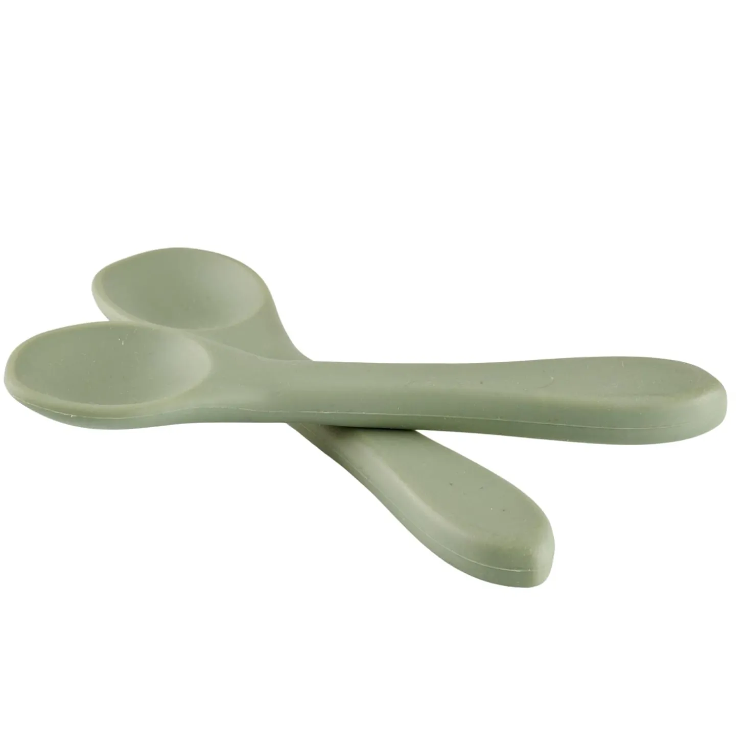 Thermobaby Lot de 2 cuillères silicone Jaune Miel