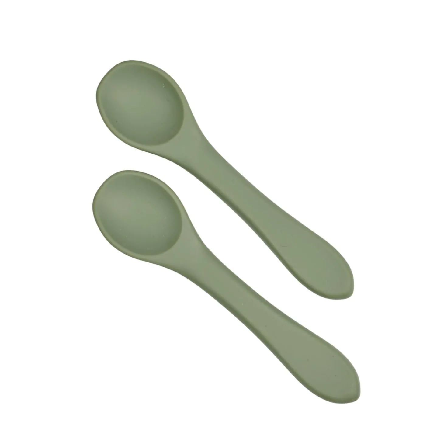 Thermobaby Lot de 2 cuillères silicone Jaune Miel
