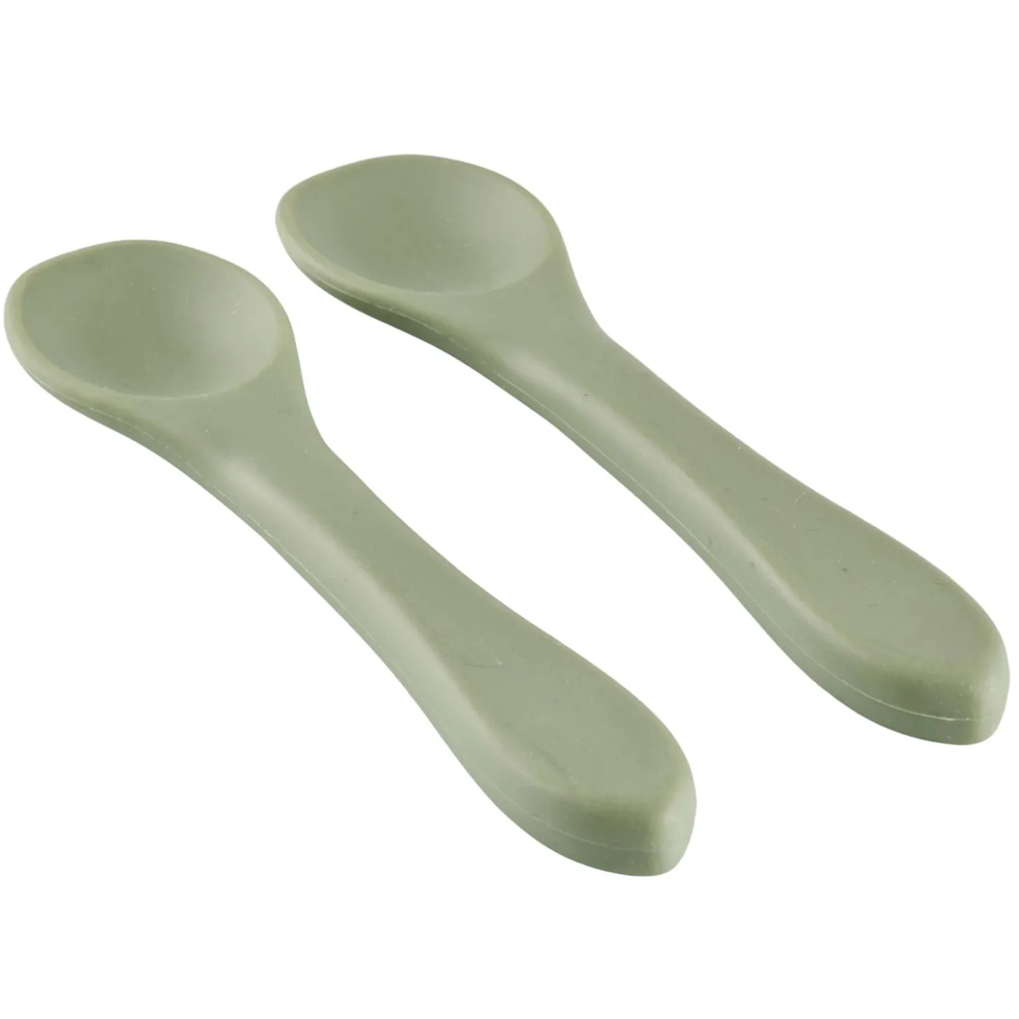 Thermobaby Lot de 2 cuillères silicone Jaune Miel