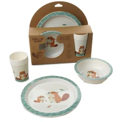Thermobaby                    Mon Premier Coffret Repas Micro-Ondes Castor    Vert Sauge