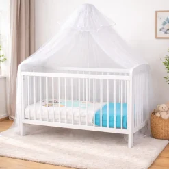 Thermobaby                    Moustiquaire et support à fixer Posi Moustik    Blanc