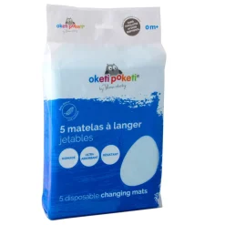 Thermobaby                    Oketi Poketi 5 Matelas à langer Jetables
