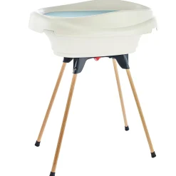Thermobaby Pack plan à langer et baignoire Vasco Blanc muguet