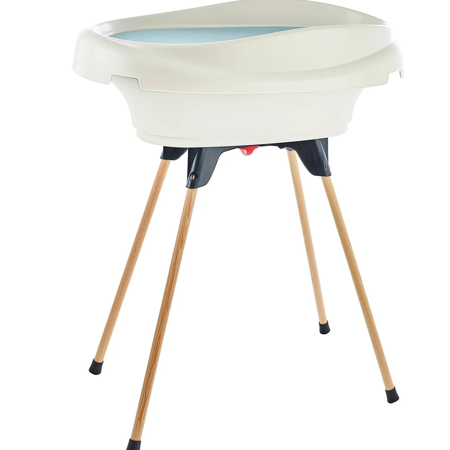 Thermobaby Pack plan à langer et baignoire Vasco Blanc muguet
