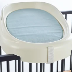 Thermobaby Pack plan à langer et baignoire Vasco Blanc muguet