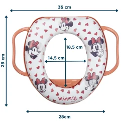 Thermobaby Réducteur WC Confort avec poignées Minnie Rose