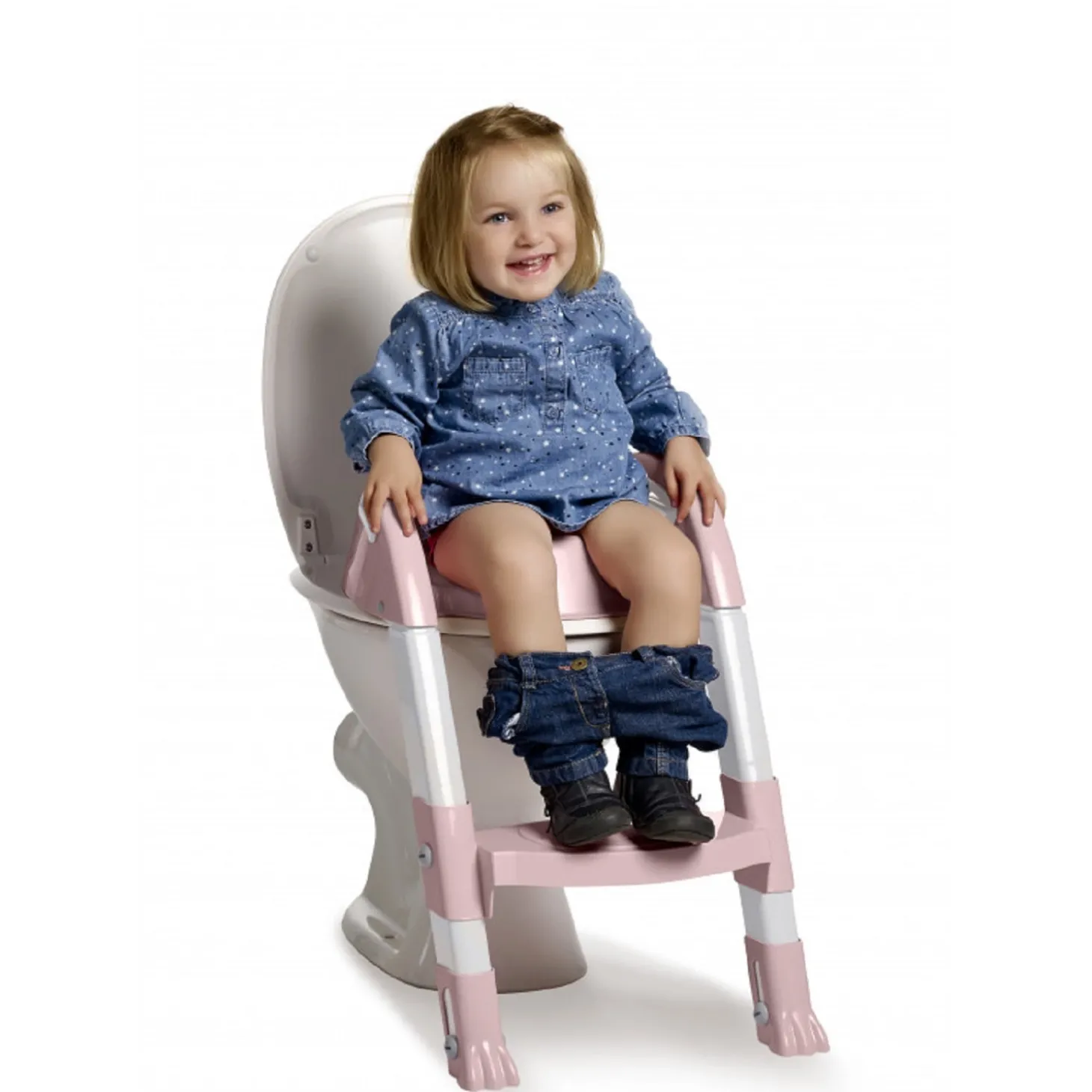 Thermobaby Reducteur wc Kiddyloo Rose poudré