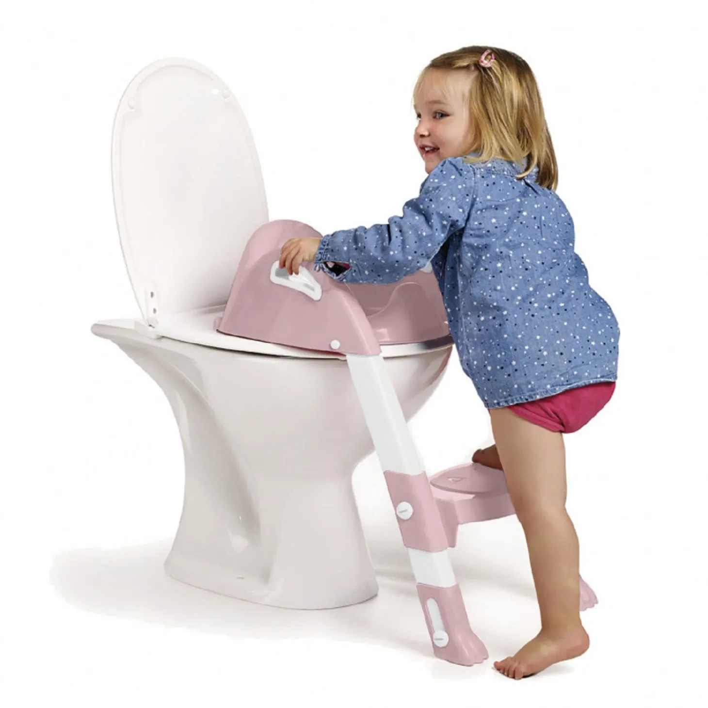 Thermobaby Reducteur wc Kiddyloo Rose poudré