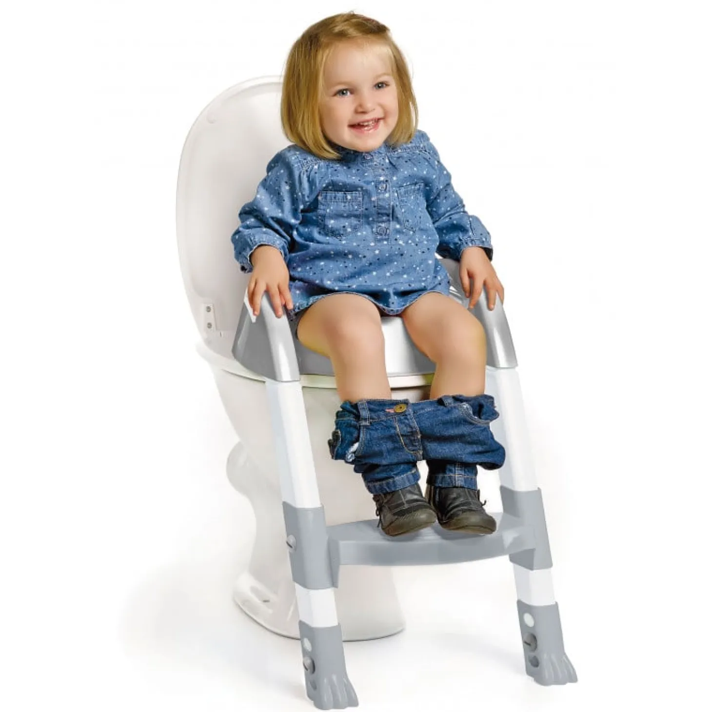 Thermobaby Reducteur wc Kiddyloo Gris Charme