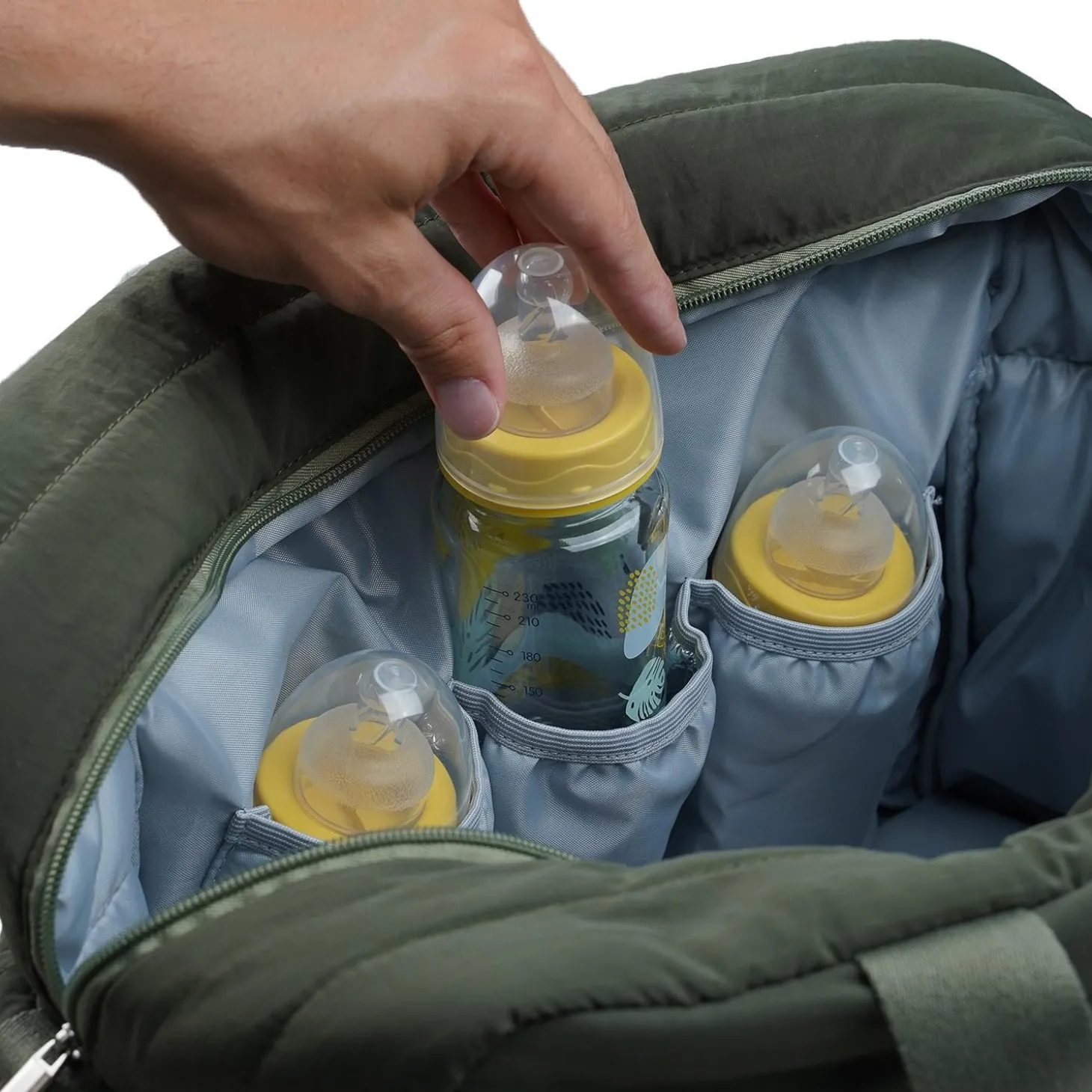 Thermobaby Sac à langer Plumea Kaki