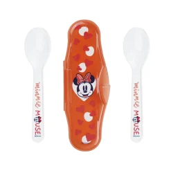 Thermobaby Set 2 Cuillères Avec Boitier De Transport Minnie Rose