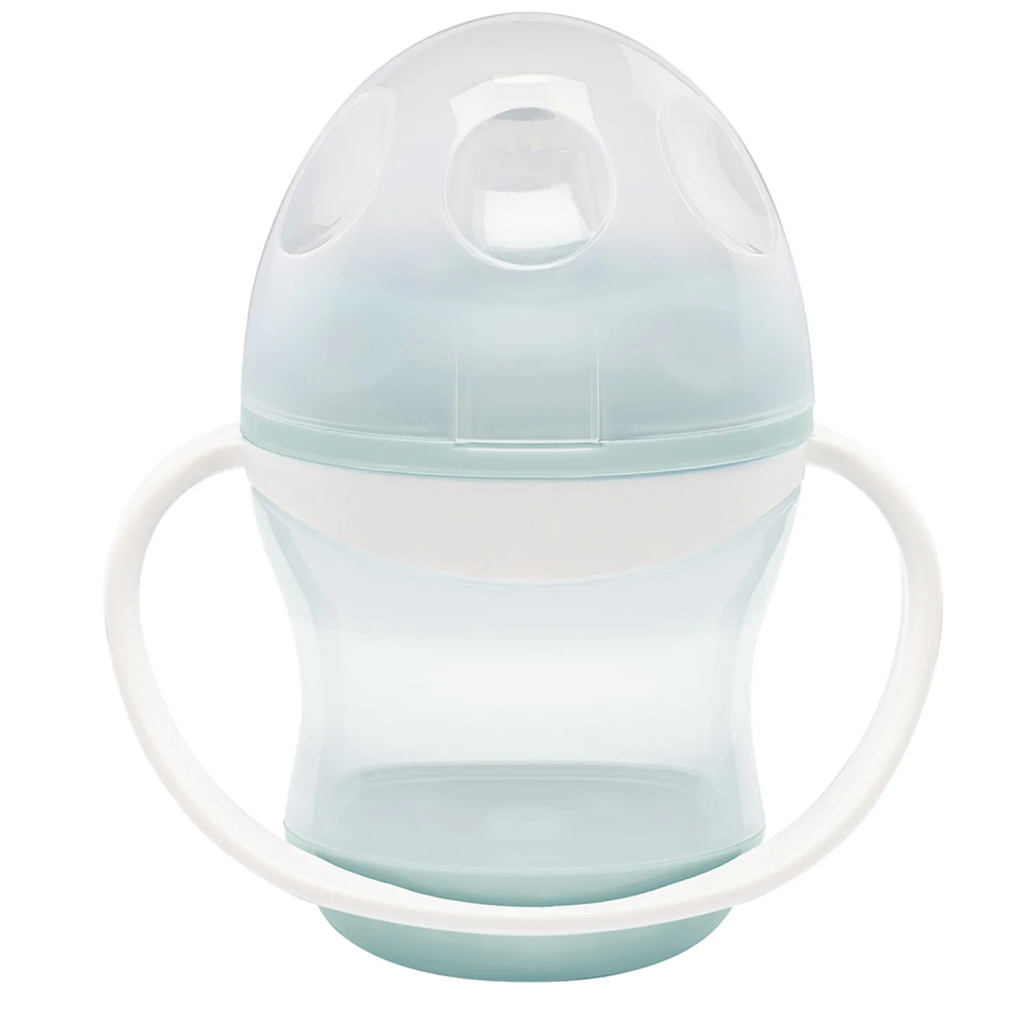 Thermobaby Tasse anti-fuites avec couvercle Blanche
