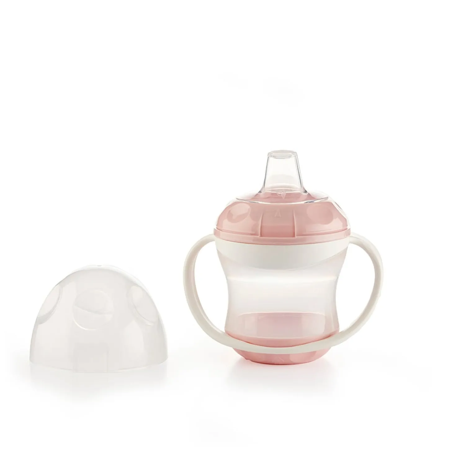 Thermobaby Tasse anti-fuites avec couvercle Rose Poudré