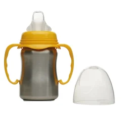 Thermobaby Tasse Apprentissage Inox Jaune Mangue 180 ml