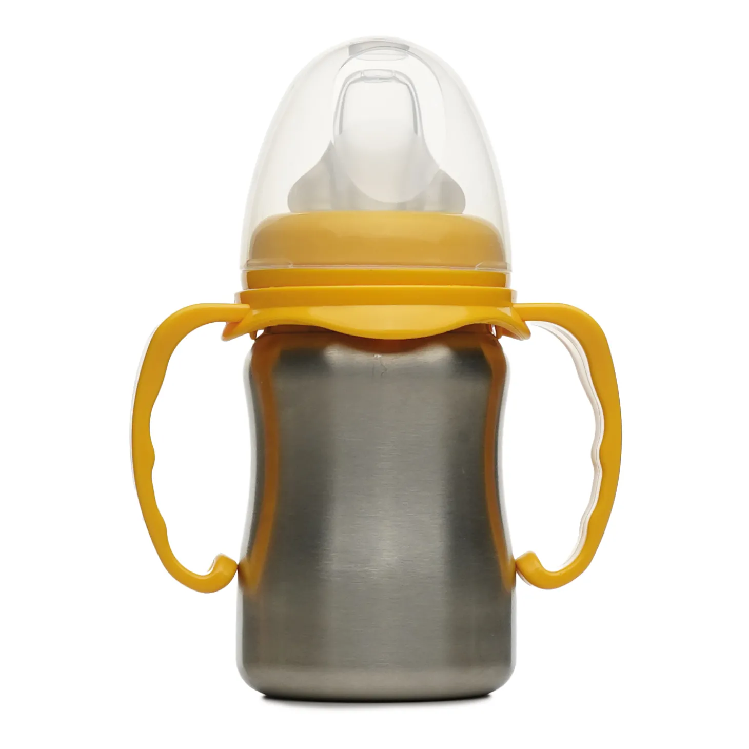 Thermobaby Tasse Apprentissage Inox Jaune Mangue 180 ml