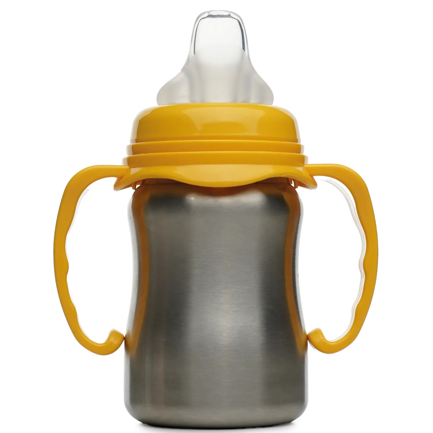 Thermobaby Tasse Apprentissage Inox Jaune Mangue 180 ml
