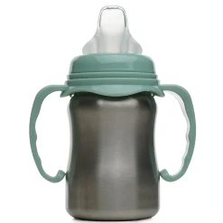 Thermobaby                    Tasse Apprentissage Inox    Vert Cactus            180 ml