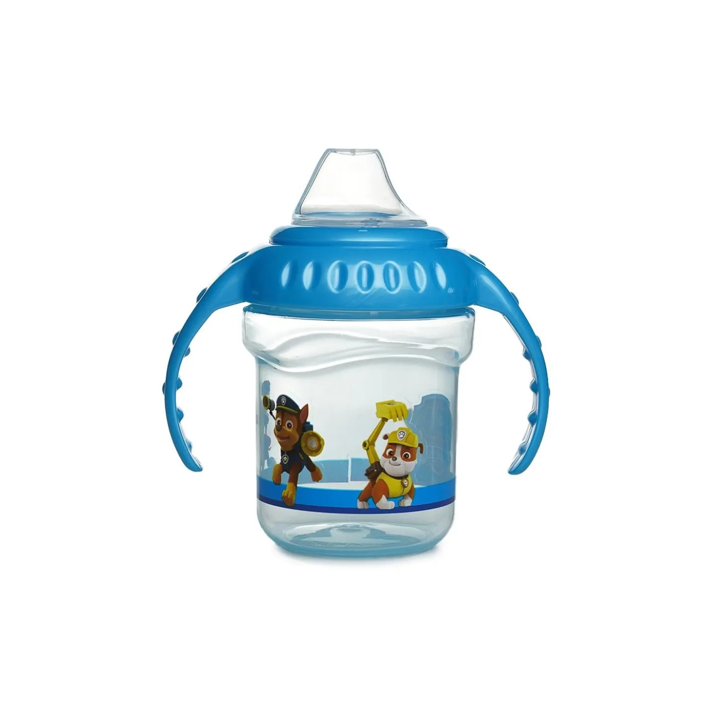 Thermobaby Tasse à poignées Bec Silicone Pat'Patrouille Bleu