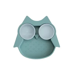 Tidy tot                    Assiette en silicone    Chouette