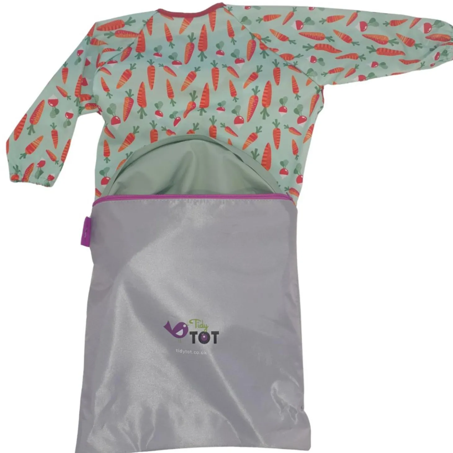 Tidy tot Kit Bavoir et Plateau Vert Sauge