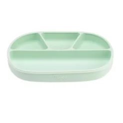 Tigex                    Assiette ventouse 100% Silicone    Blanc