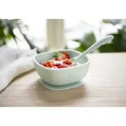 Tigex                    Bol ventouse 100% Silicone    Blanc