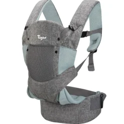 Tigex Porte bébé ergonomique Gris / Vert