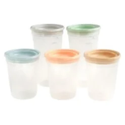Tigex 5 Pots de Conservation Transparent
