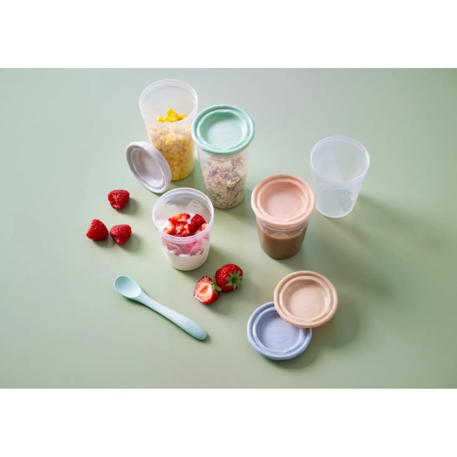 Tigex 5 Pots de Conservation Transparent