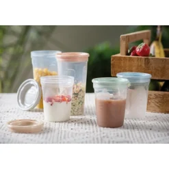 Tigex 5 Pots de Conservation Transparent