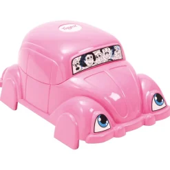 Tigex Pots rigolos hippo/voiture rose / turquoise / orange / vert