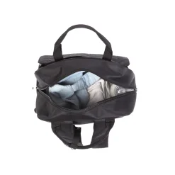 Tinéo Sac à dos à langer matelassé Noir
