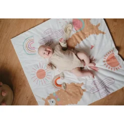 Tinéo Tapis de Jeu Nomade Alpagas Multicolore